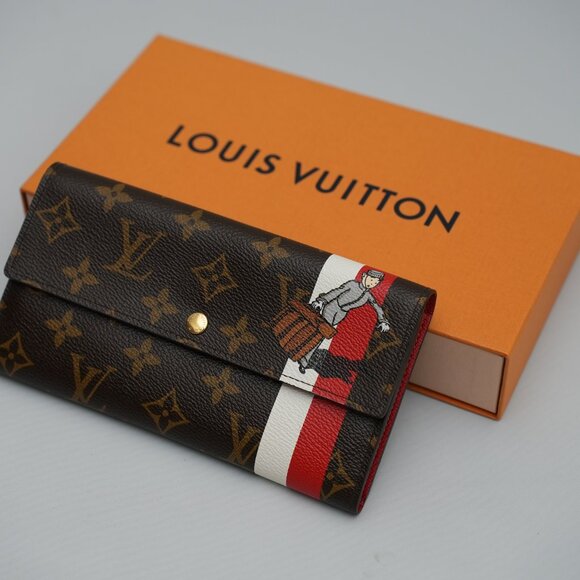 Louis Vuitton Sarah Wallet Monogram Bellboy Animation Limited Edition Rare Mint - Picture 3 of 13